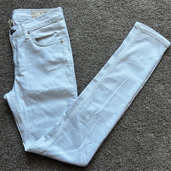 Rag & Bone White Denim - High Rise Skinny - Picture 1 of 7